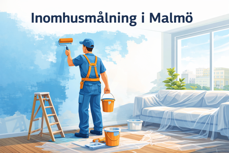 Inomhusmålning i Malmö – professionell målning av väggar och tak